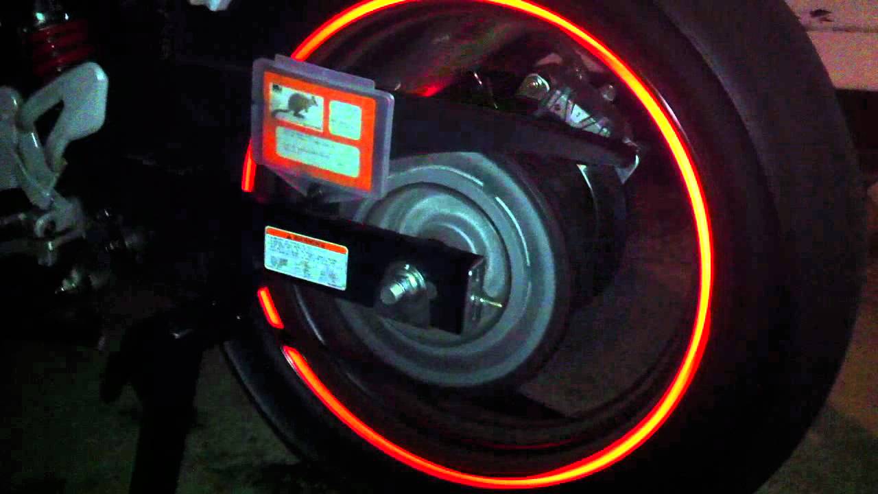 Светодиод на ниппель велосипеда, автомобиля, мотоцикла - Светлячок .